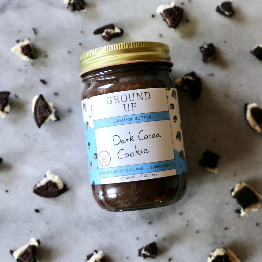 Dark Cocoa Cookie Cashew Butter