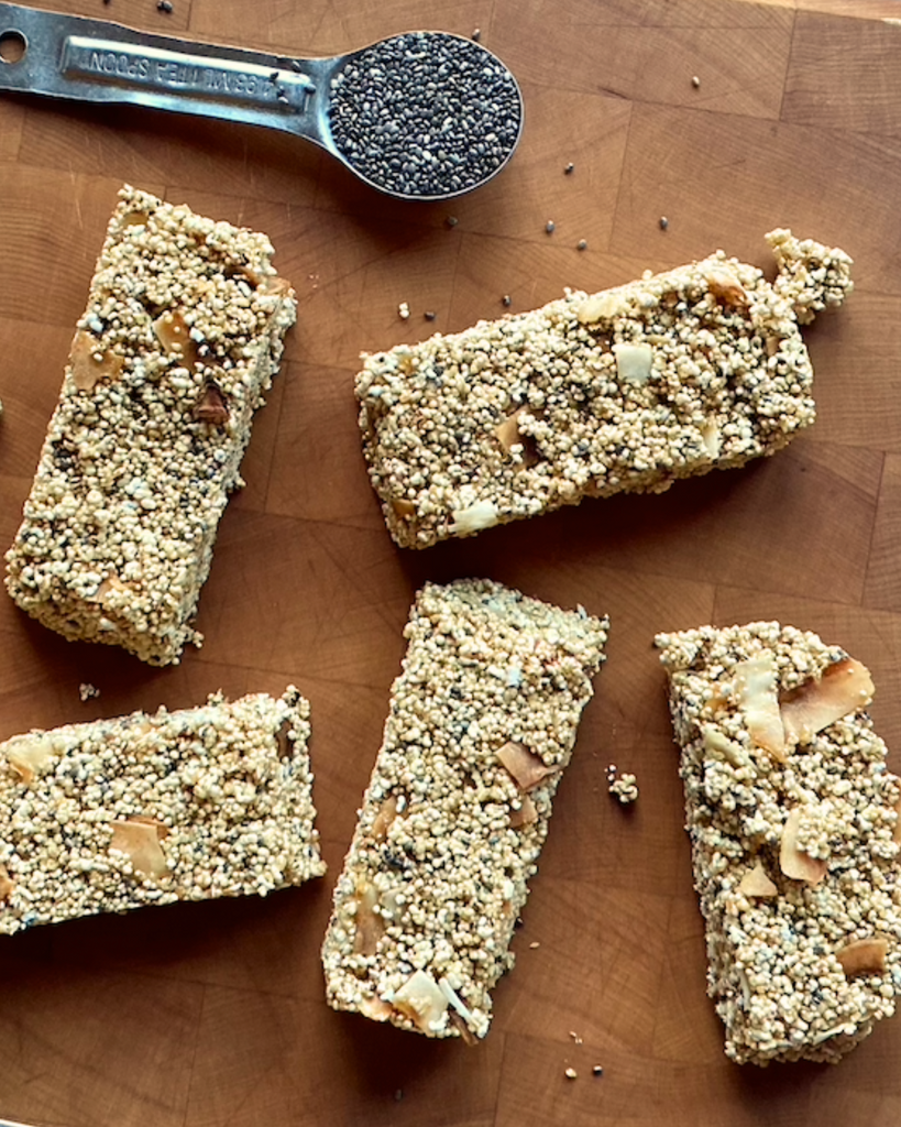 Honey Cardamom Amaranth Bars