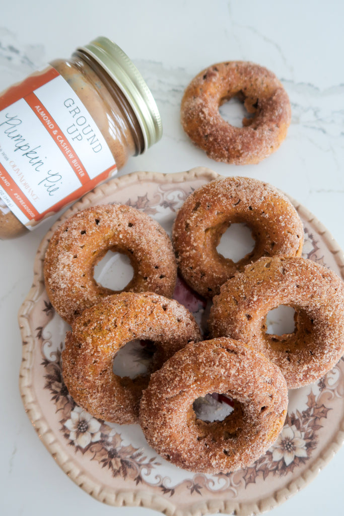 Pumpkin Spice Sugar Donuts