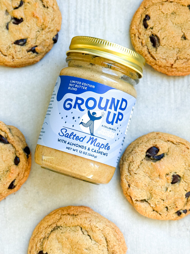 Salted Maple Chocolate Chip Cookies