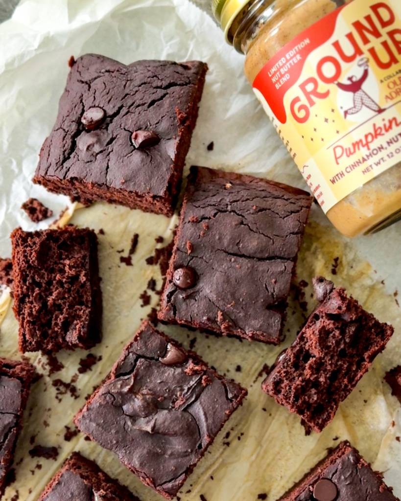 Fudgy Pumpkin Spice Brownies