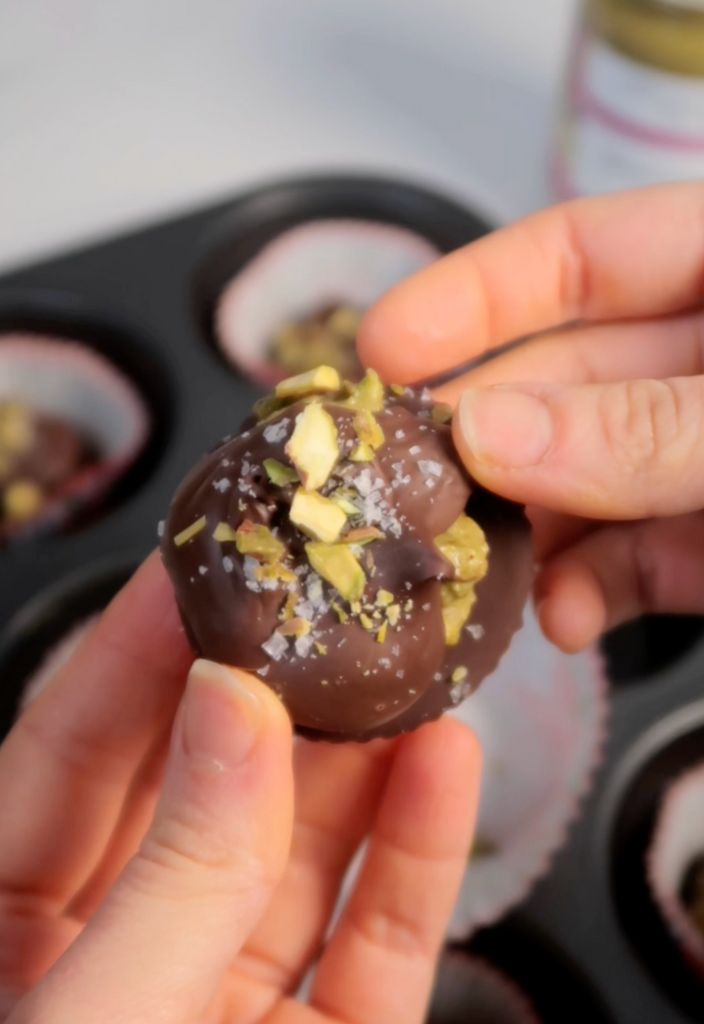 Chocolate Pistachio Nut Butter Cups