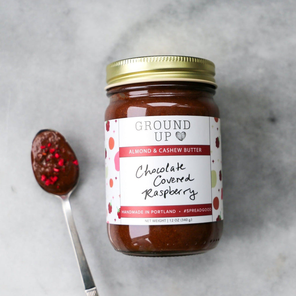 Chocolate Covered Raspberry Almond & Cashew Butter
