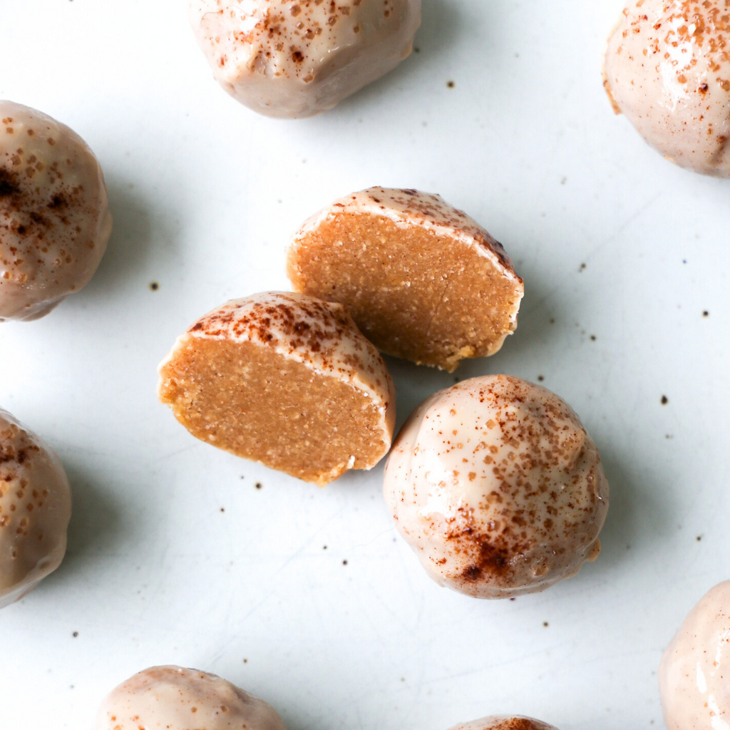 Salted Eggnog Truffles
