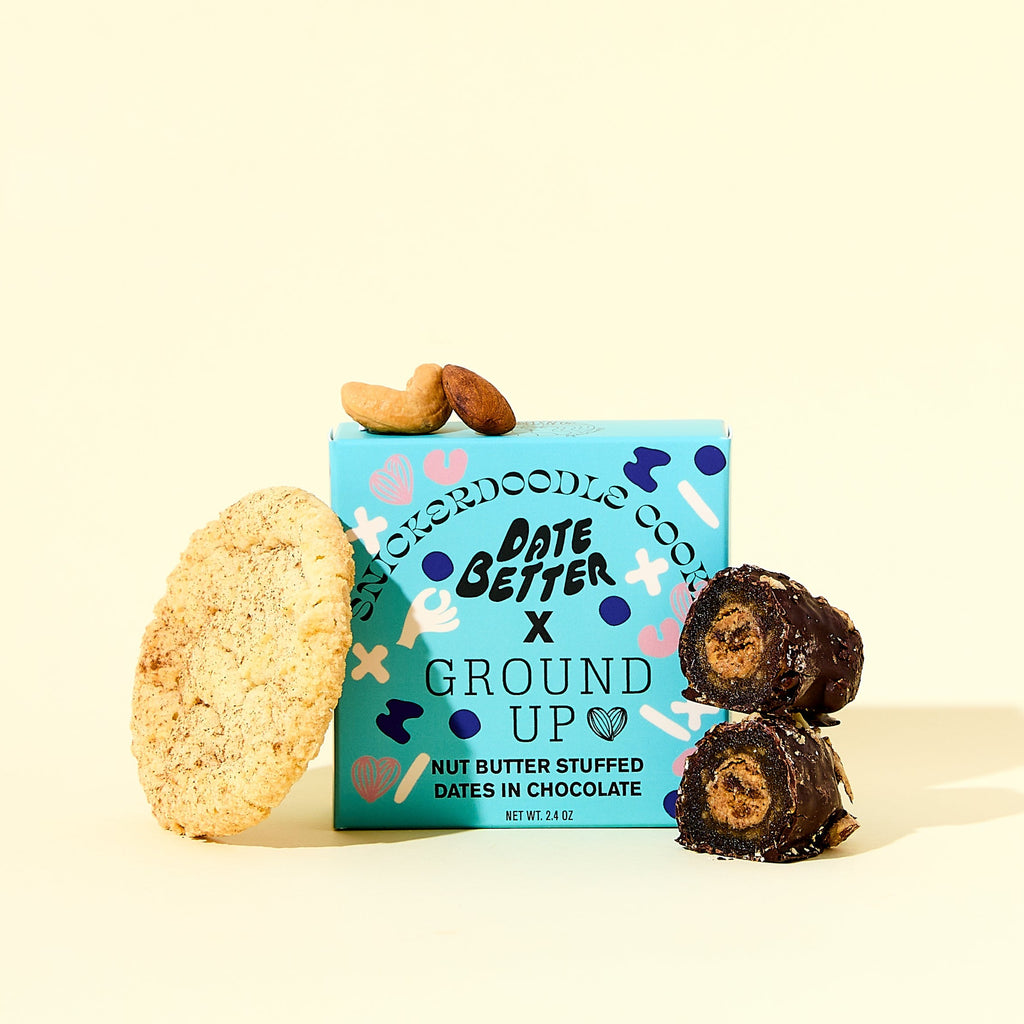 Nut Butter Stuffed, Chocolate Covered Dates - Date Better x Ground Up