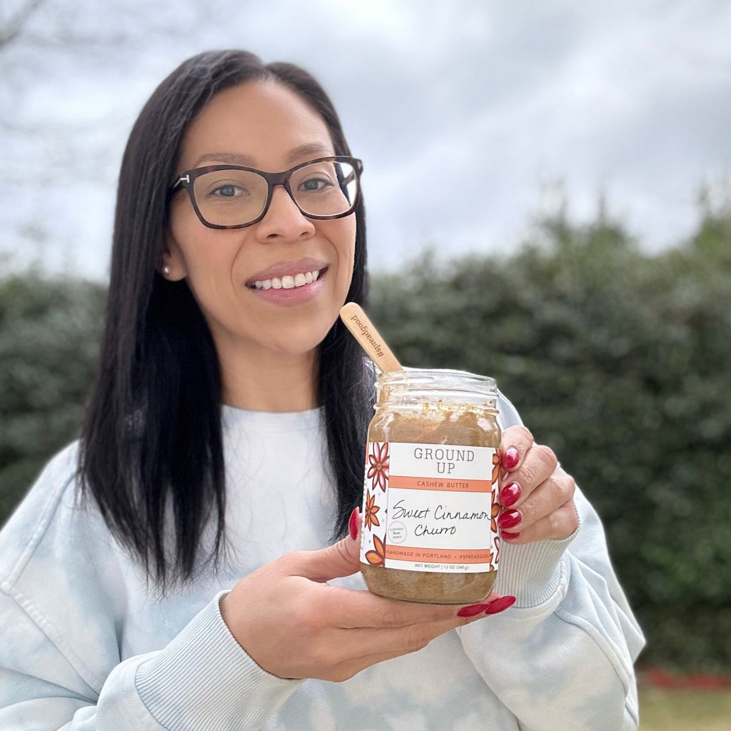 Customer Zednia Linares who dreamed up our Sweet Cinnamon Churro flavor!
