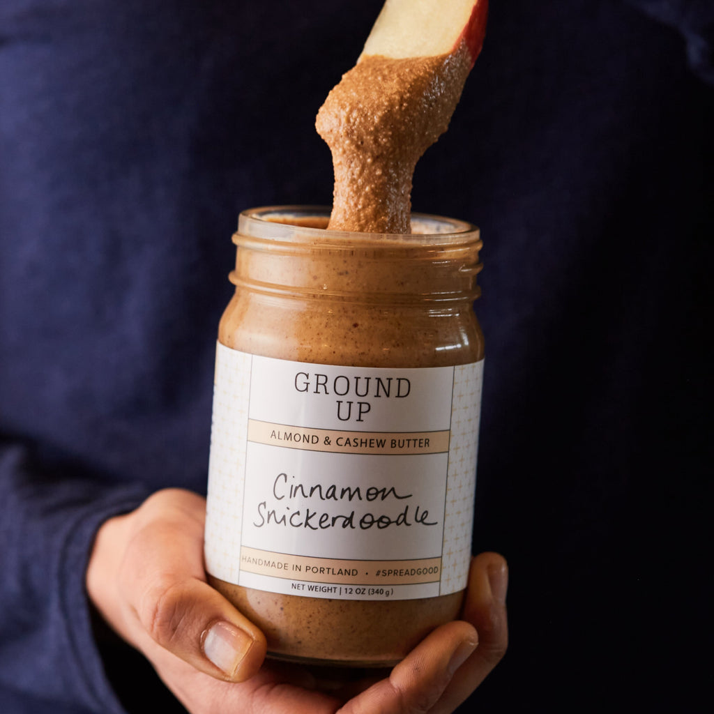 Ground Up Cinnamon Snickerdoodle Almond + Cashew Butter
