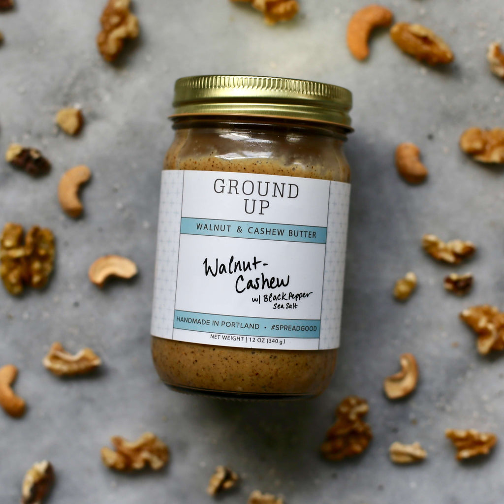 Ground Up Unsweetened Walnut Cashew Butter