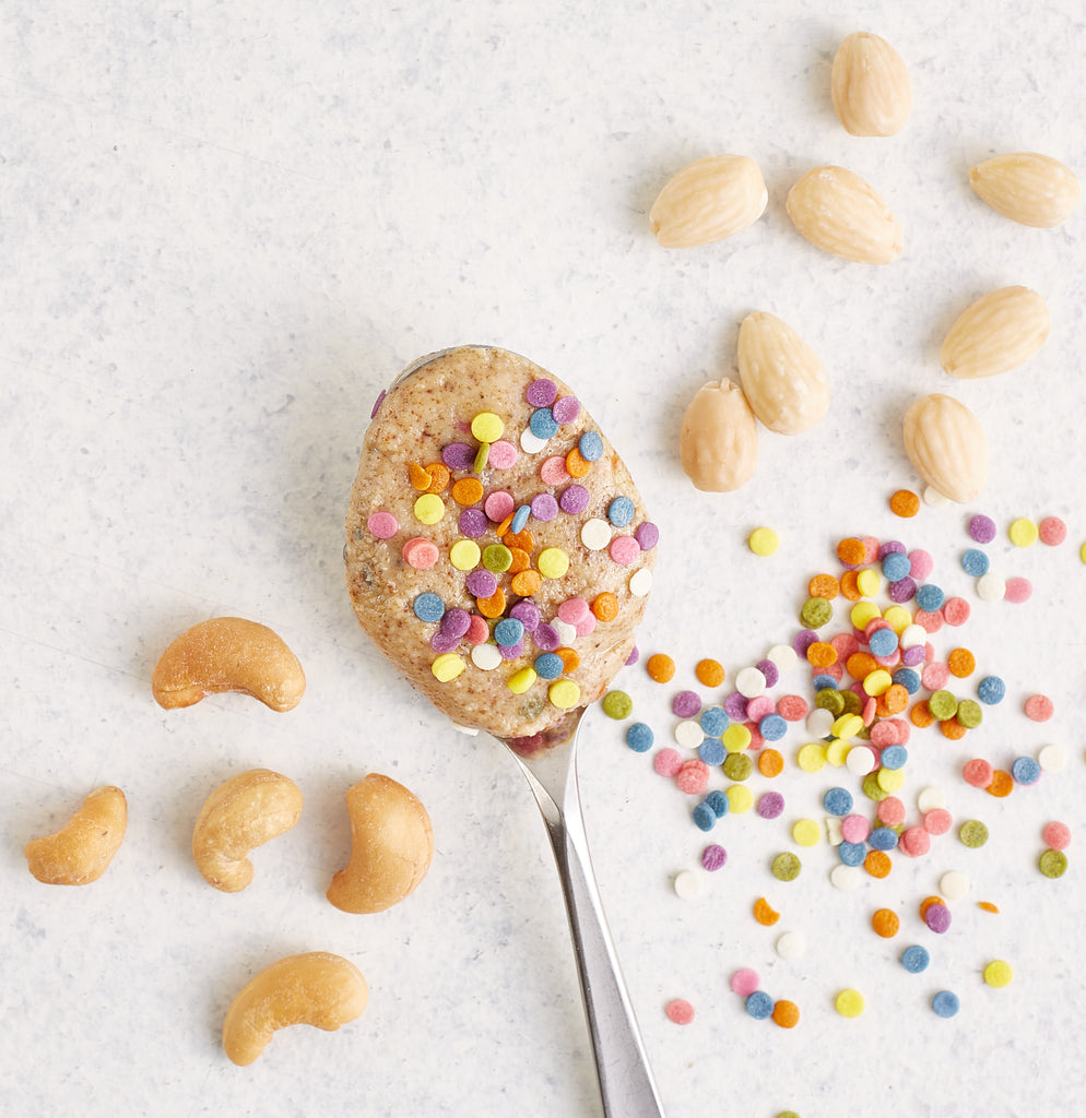Marzipan with Sprinkles Nut Butter (A Collab with Molly Yeh)