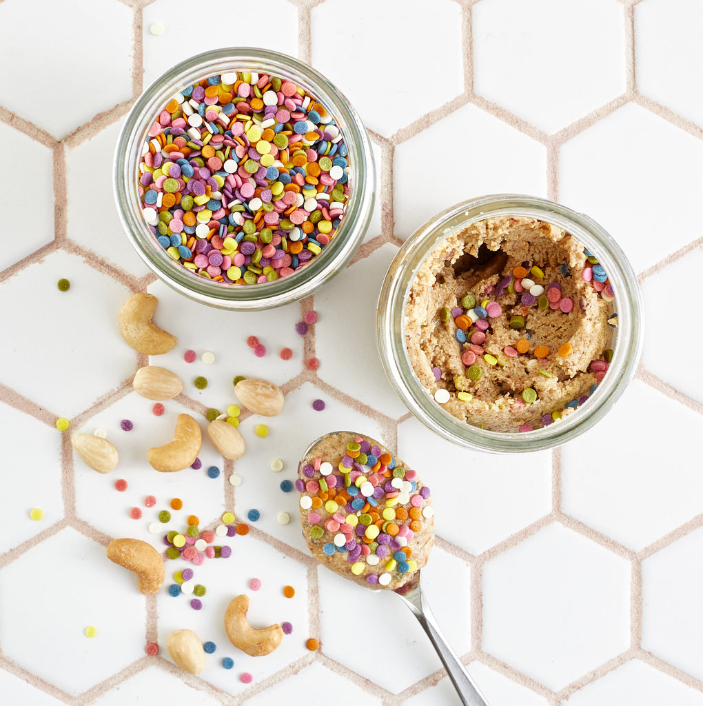 Marzipan with Sprinkles Nut Butter (A Collab with Molly Yeh)